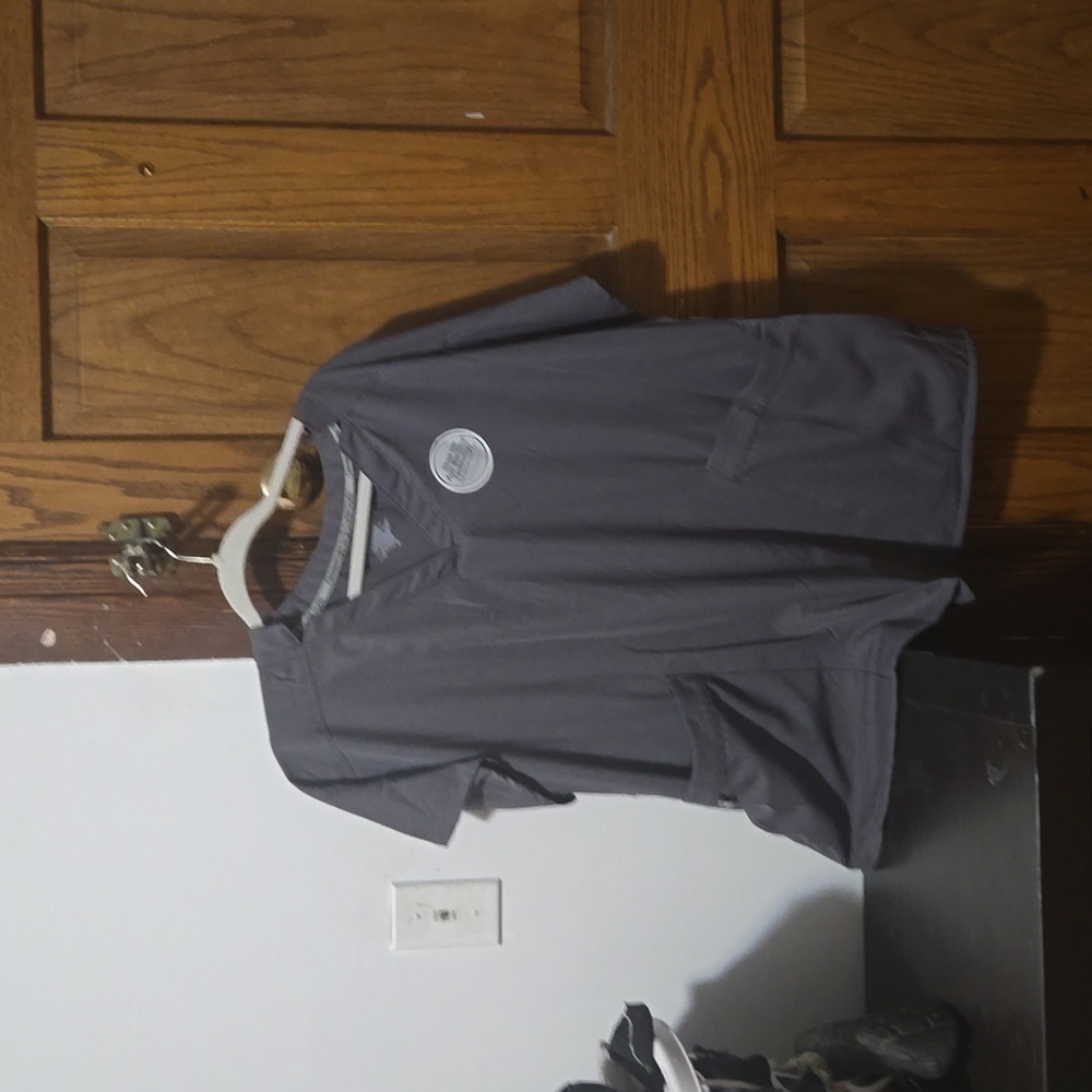 NWT Grey Scrub Top